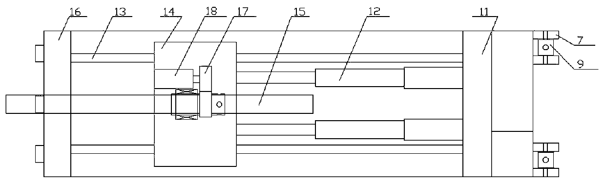 Device for digging wire conduit under road