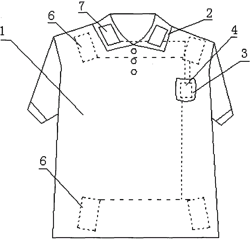 Body-building and health-care type thermoluminescent fabric clothes