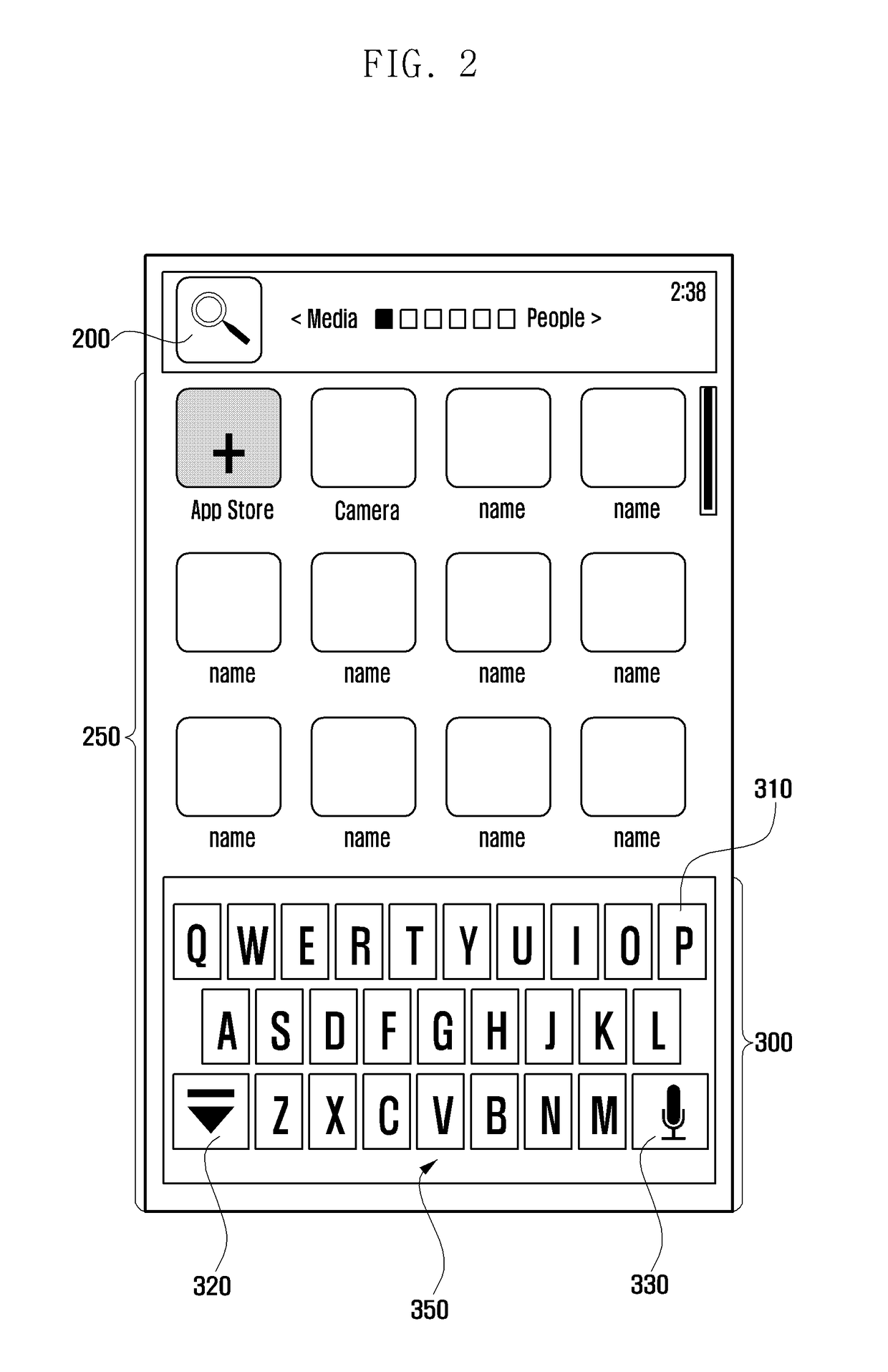 Method and apparatus for providing search function in touch-sensitive device