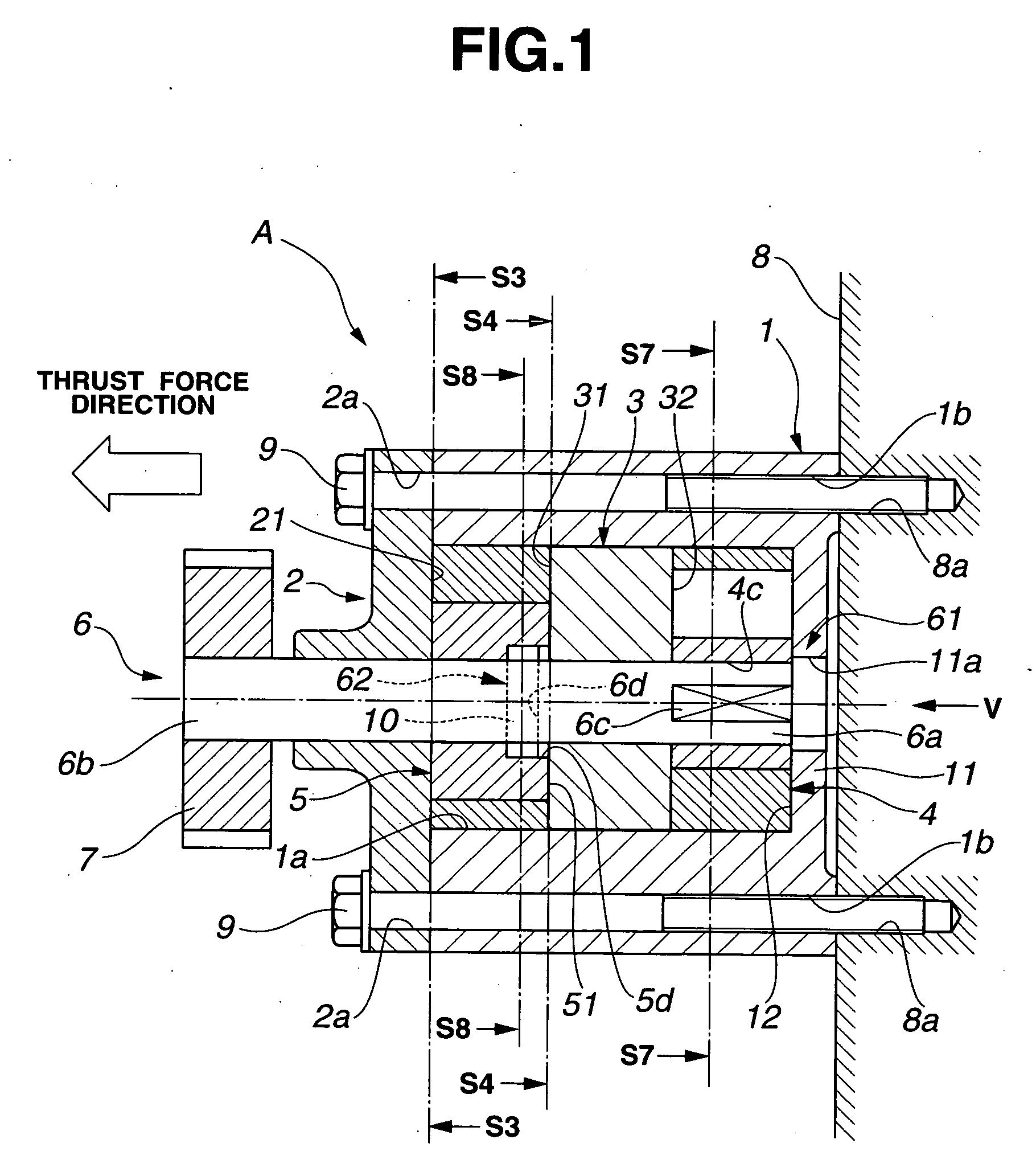 Tandem type trochoid pump and method of assembling the same