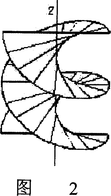 Static spiral mixer in tube