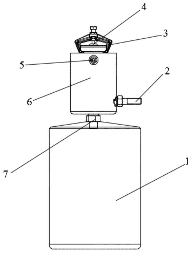 Saving type high-pressure water mist fire extinguisher