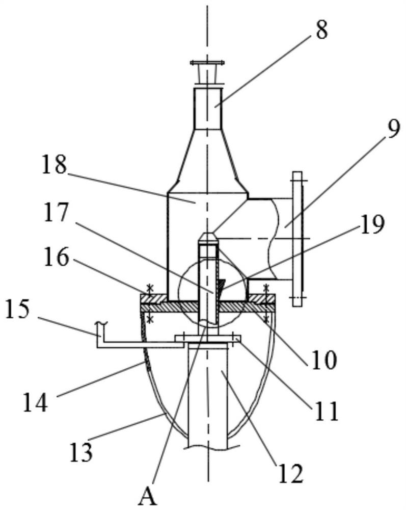 Saving type high-pressure water mist fire extinguisher