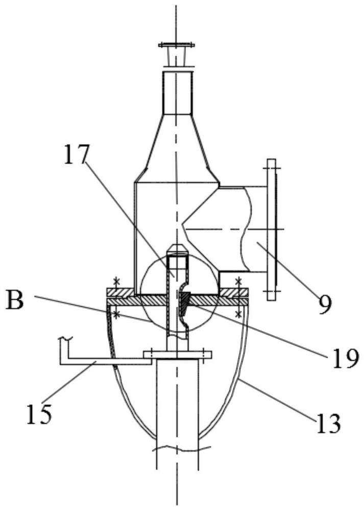 Saving type high-pressure water mist fire extinguisher