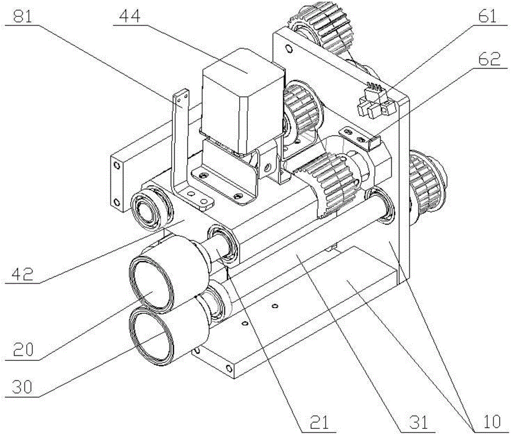 Conveying mechanism of wire stripping machine