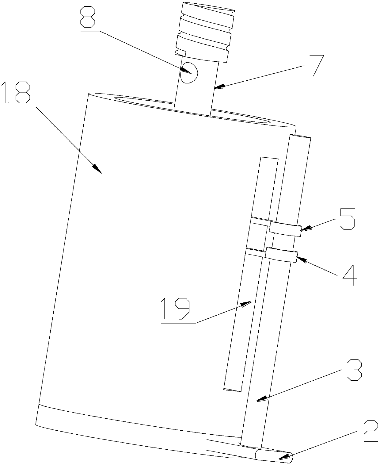 Damping spring testing device