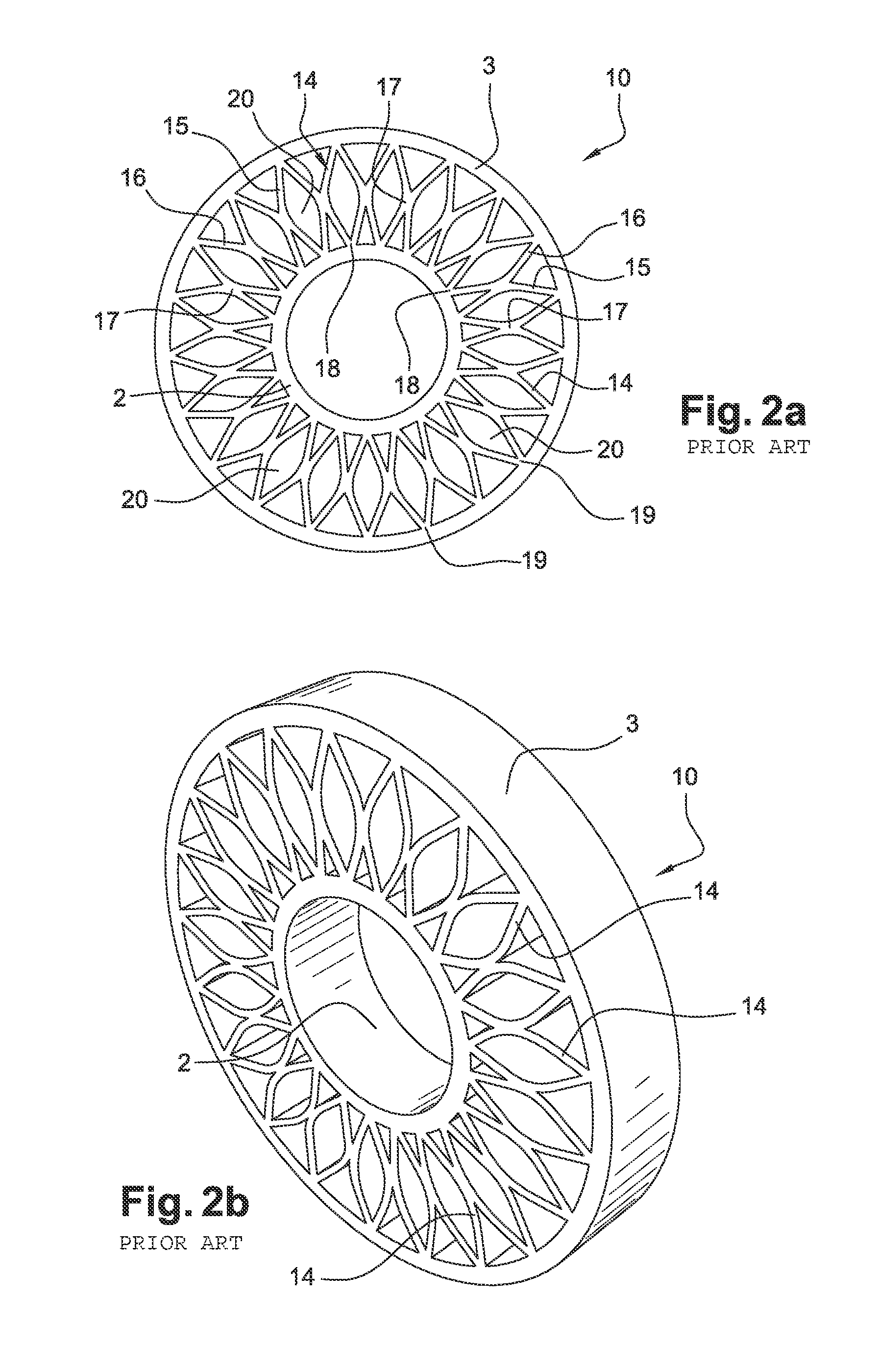 Dielectric structure that withstands compression