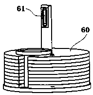 An in-situ measuring device for mechanical characteristics of seafloor sediments, which is applicable to the whole sea depth