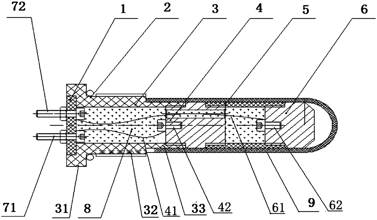 Transmission electrode and water treatment equipment thereof