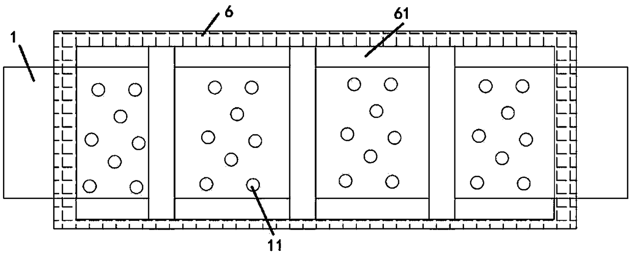 Micro-perforated resonant cavity muffling structure and noise-reduction muffler for auxiliary power units (APU)