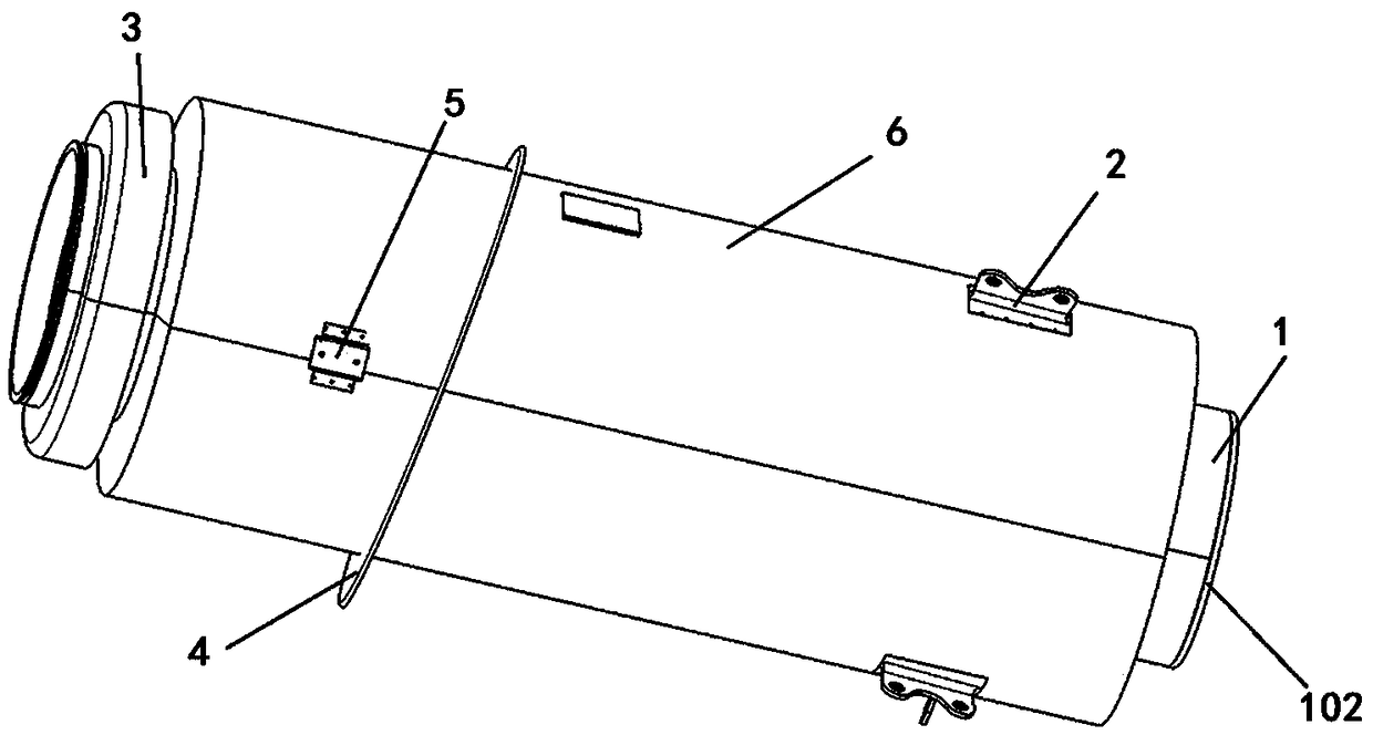 Micro-perforated resonant cavity muffling structure and noise-reduction muffler for auxiliary power units (APU)