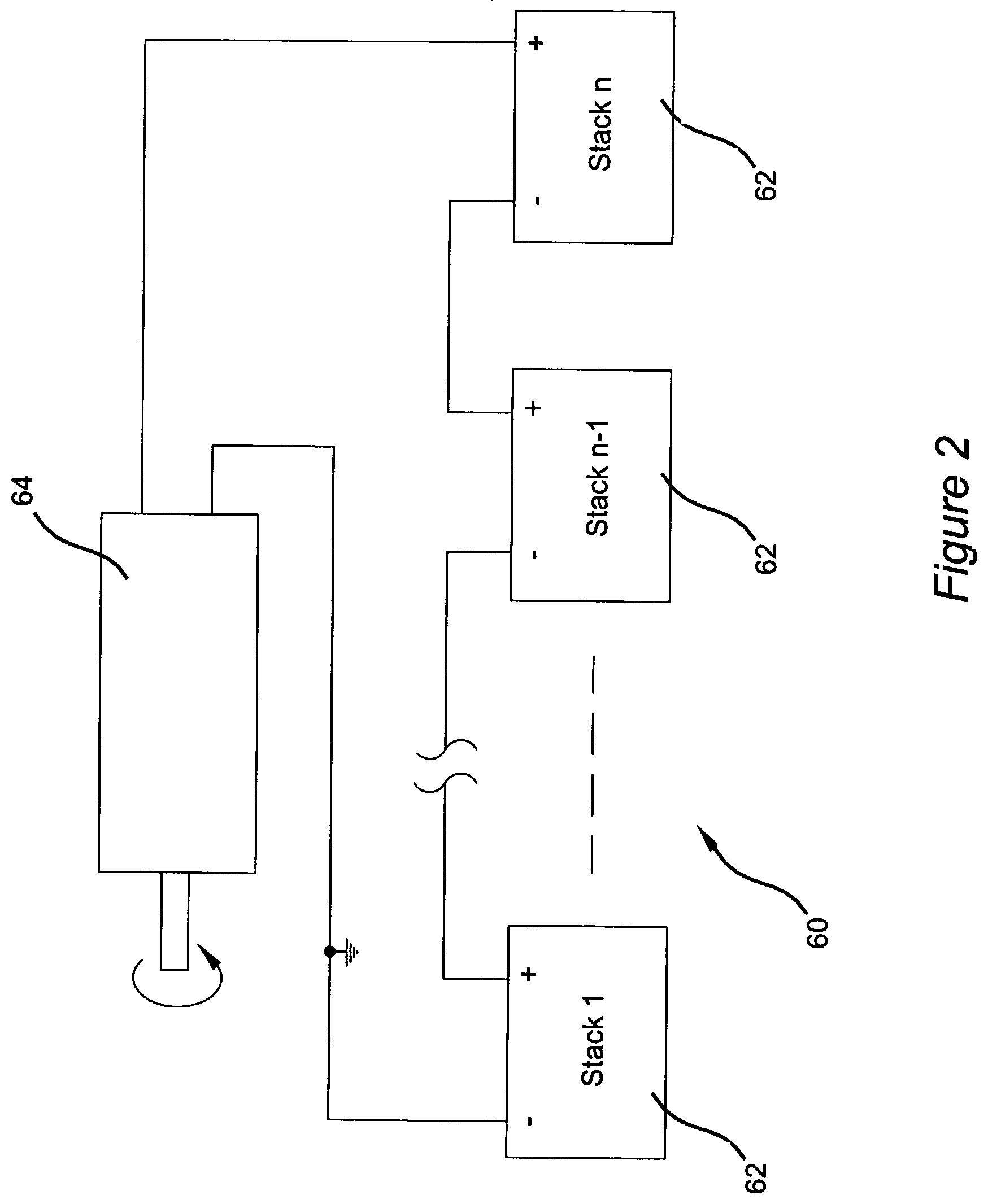 System stack contingency and efficiency switching