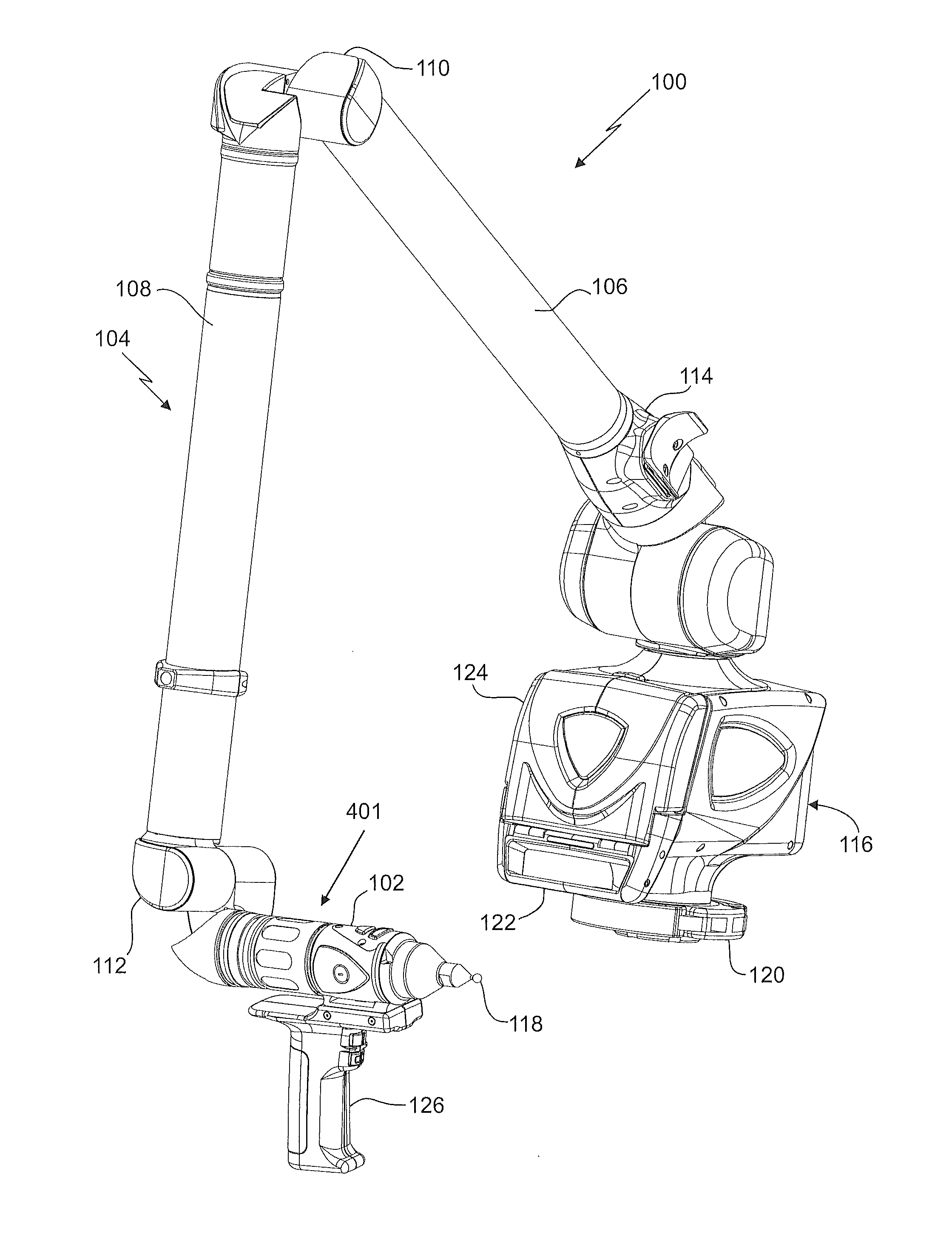 Method for measuring 3D coordinates of a surface with a portable articulated arm coordinate measuring machine having a camera