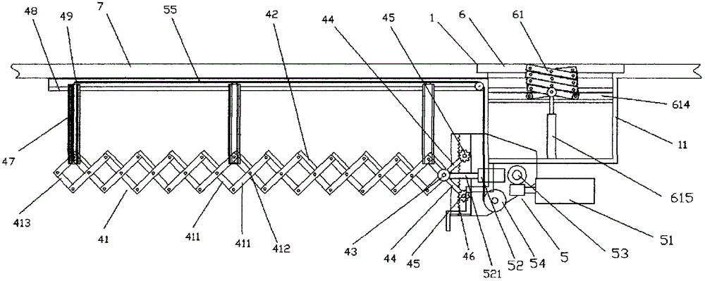 Carrying ladder for floor densely-distributed fire evacuation exits