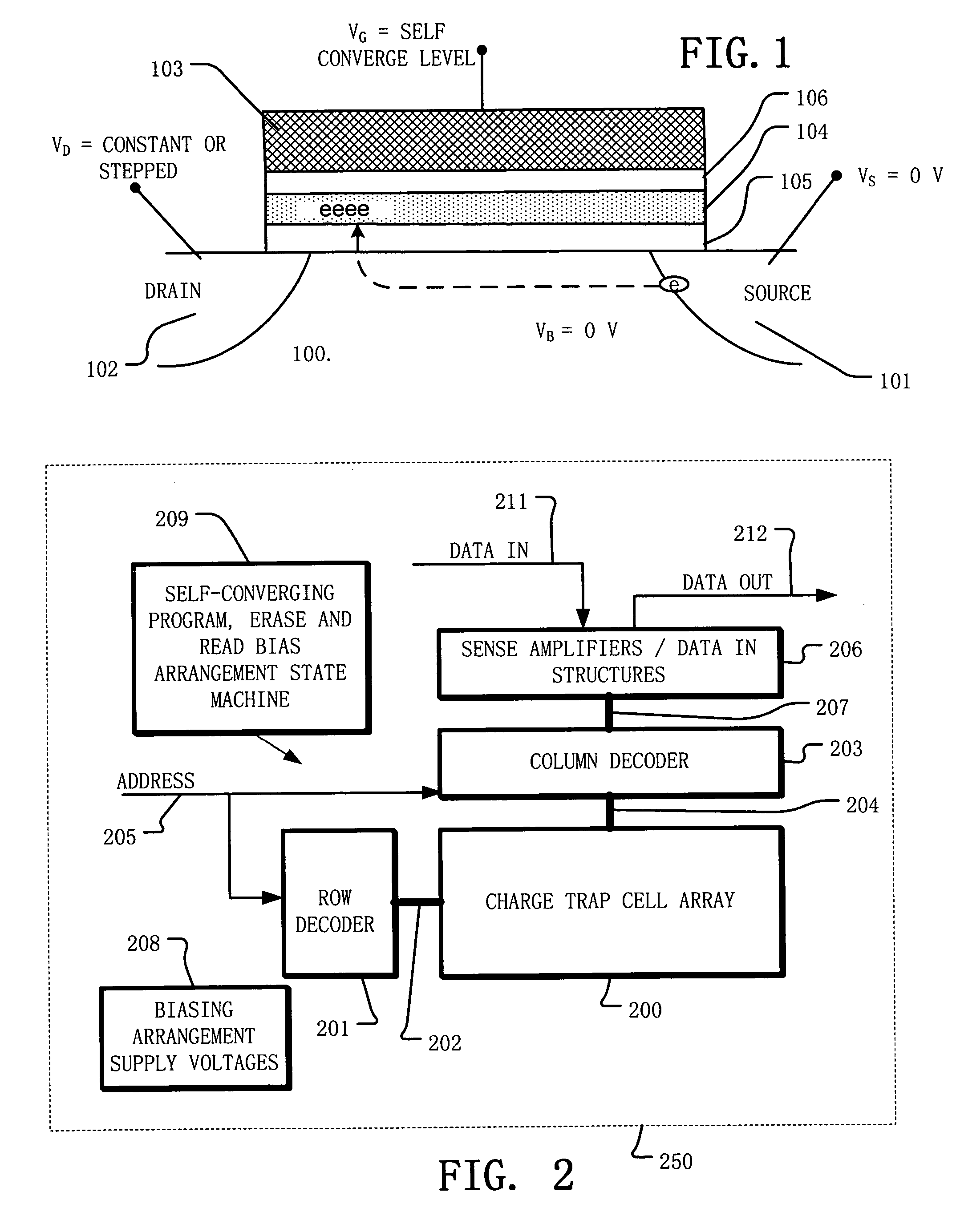 Operation scheme for programming charge trapping non-volatile memory