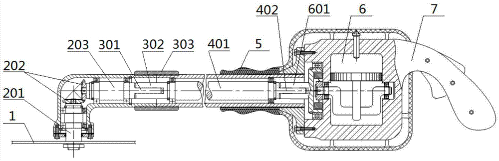 A portable forest tending, branching and brush cutting machine