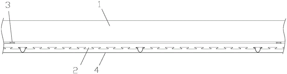 Building suspended ceiling installation structure and construction method thereof