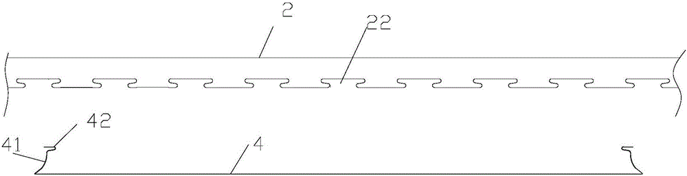 Building suspended ceiling installation structure and construction method thereof