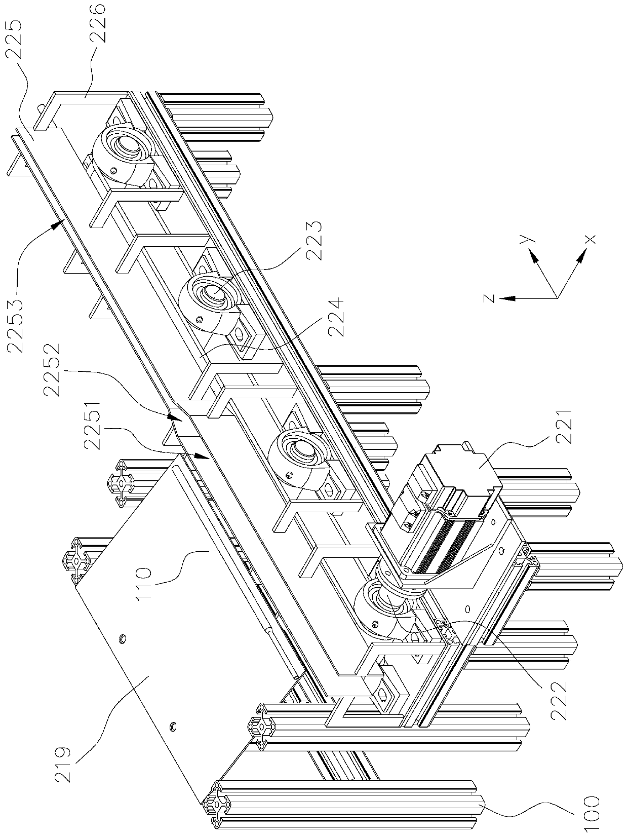 Feeding device and method for automatic production of heat pipes