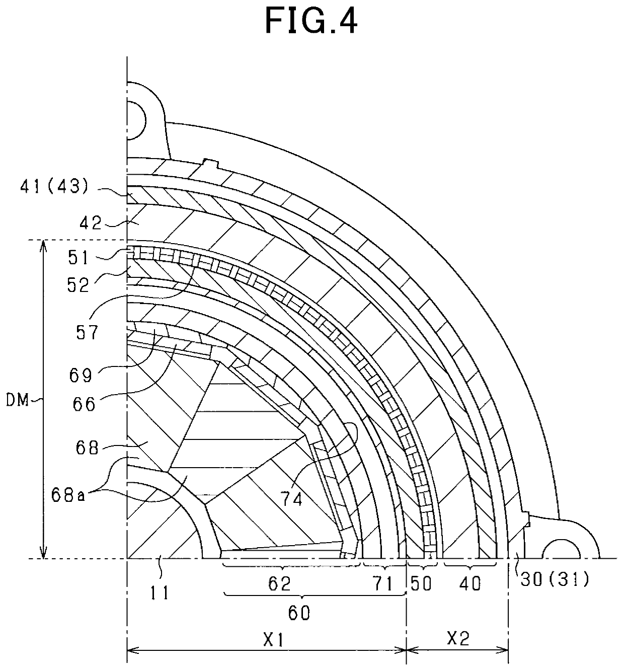 Rotating electrical machine and production method thereof