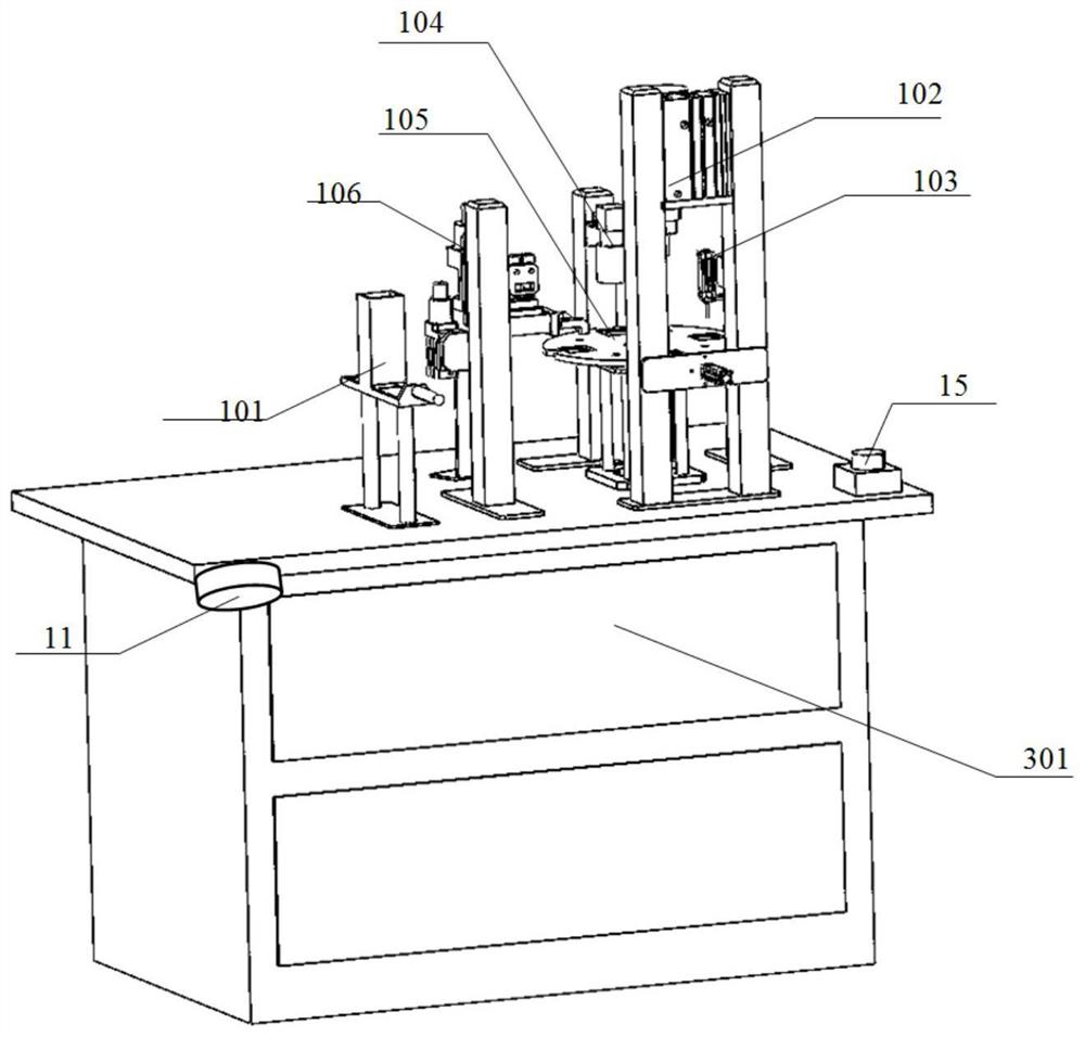 Combined multi-station comprehensive industrial robot practical training platform