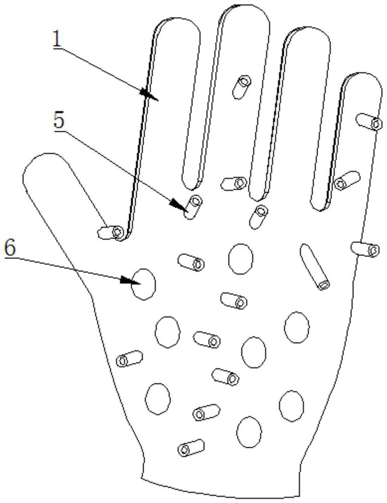 Personalized skin penetrating supporting point positioning device based on 3D printing and manufacturing method thereof