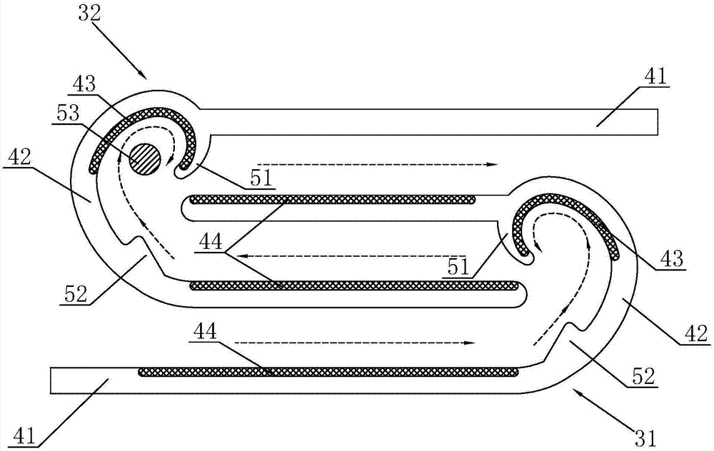 Magnetic suction impurity removal device