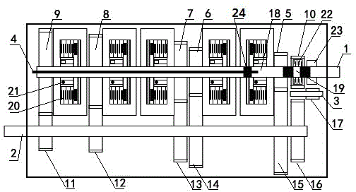 Single-clutch and multi-level automatic transmission