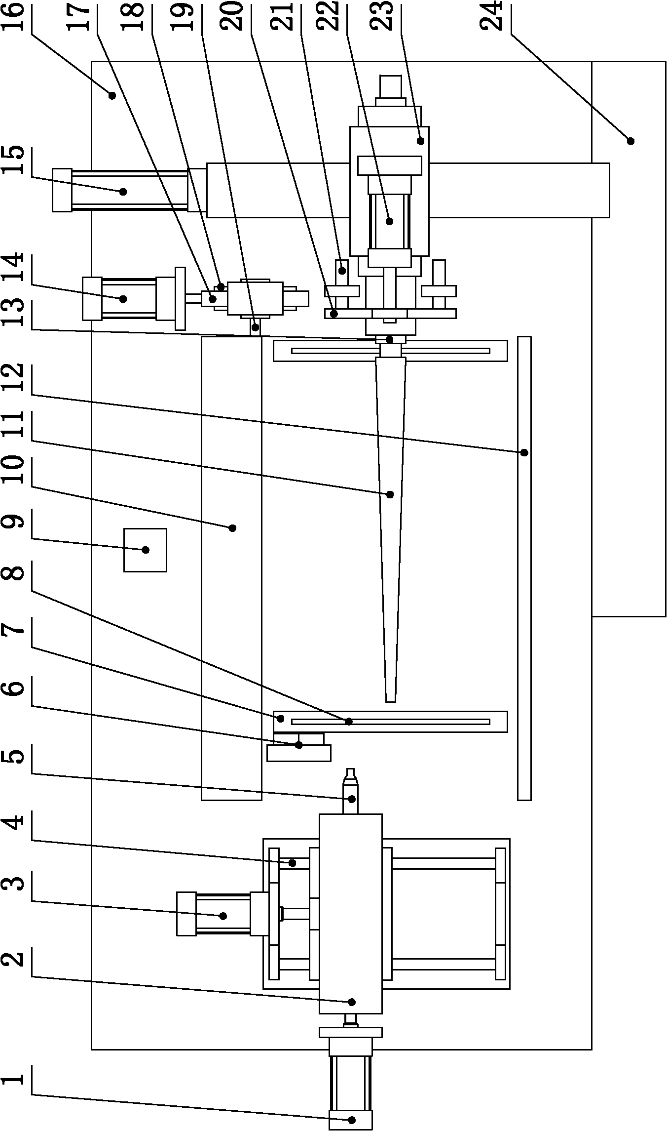 Saxophone mouth cutting machine