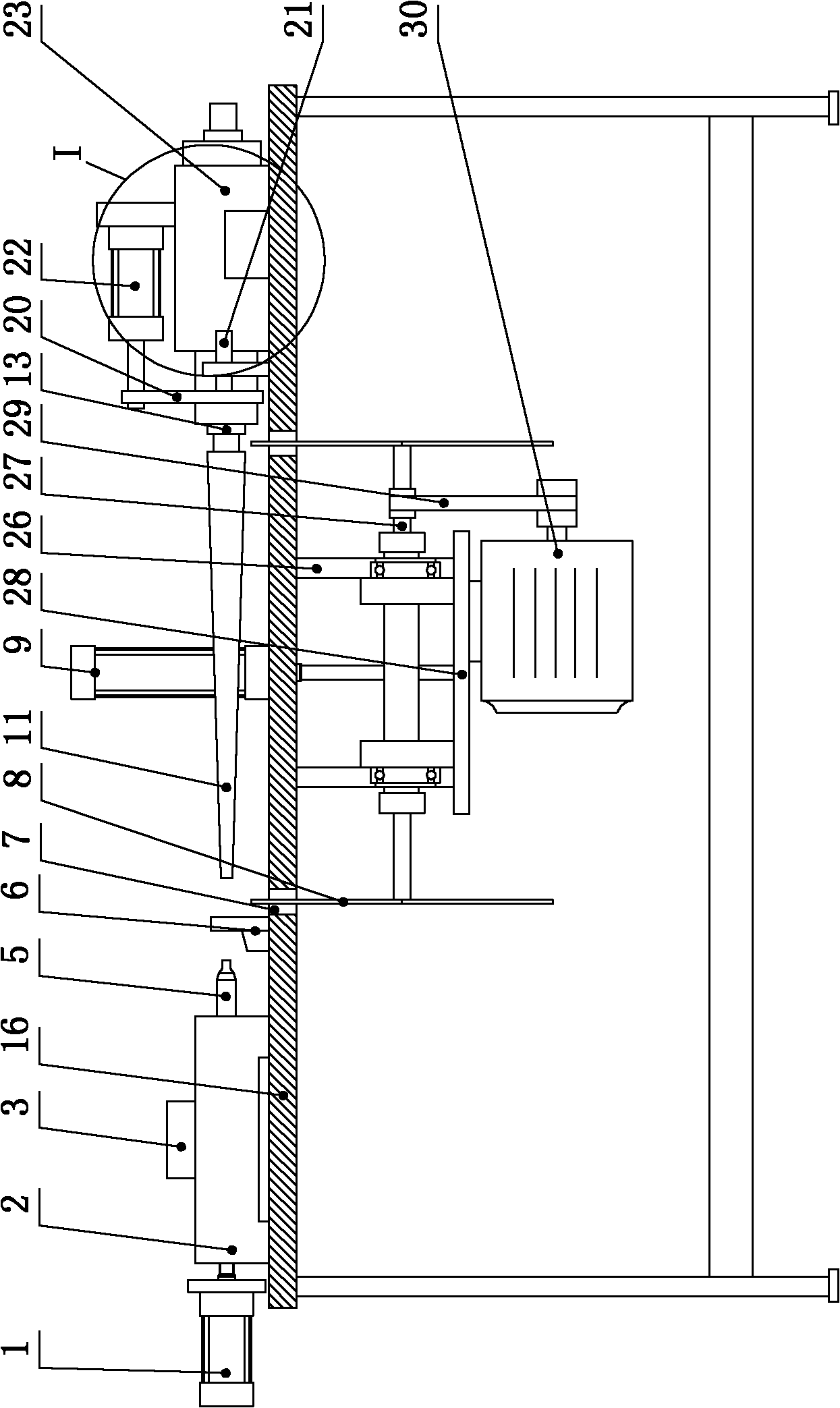 Saxophone mouth cutting machine