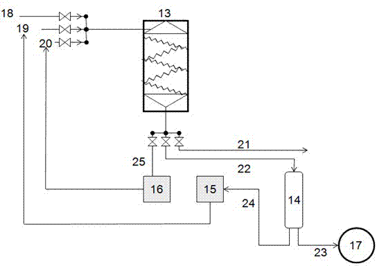 Tower-type adsorption reactor and system and method thereof for removing heavy metal ions in water