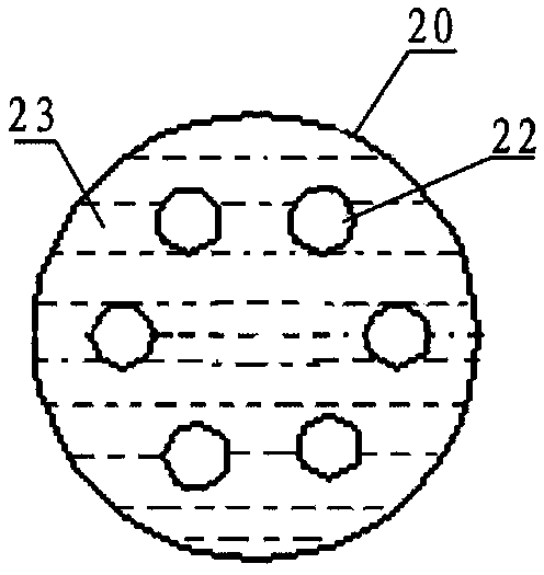 Internal heating carbonization furnace