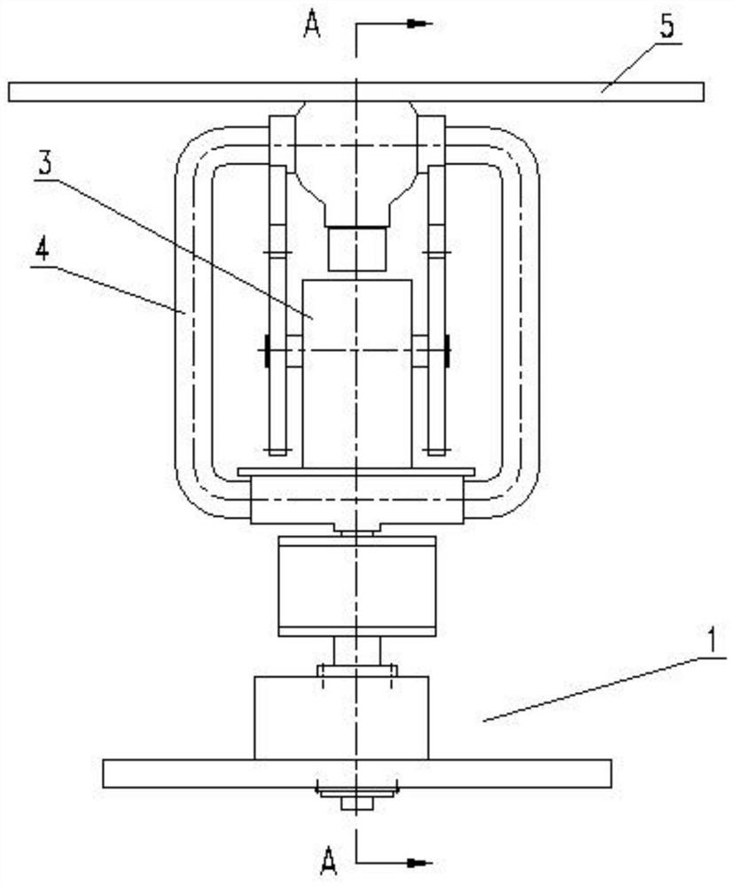 Two-dimensional numerical control dry fountain type sprayer device