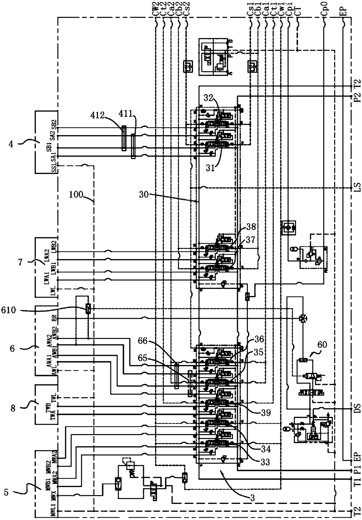 Crane control system and control method