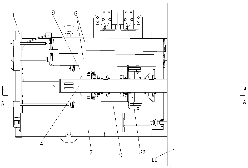 A trolley bus power receiving system