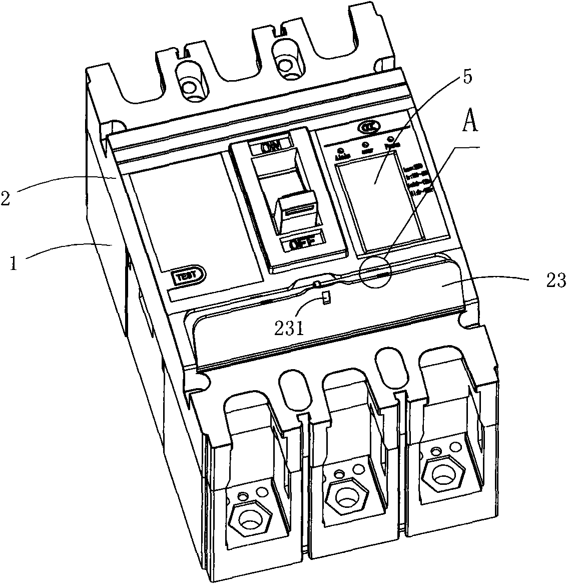 Intelligent plastic shell circuit breaker