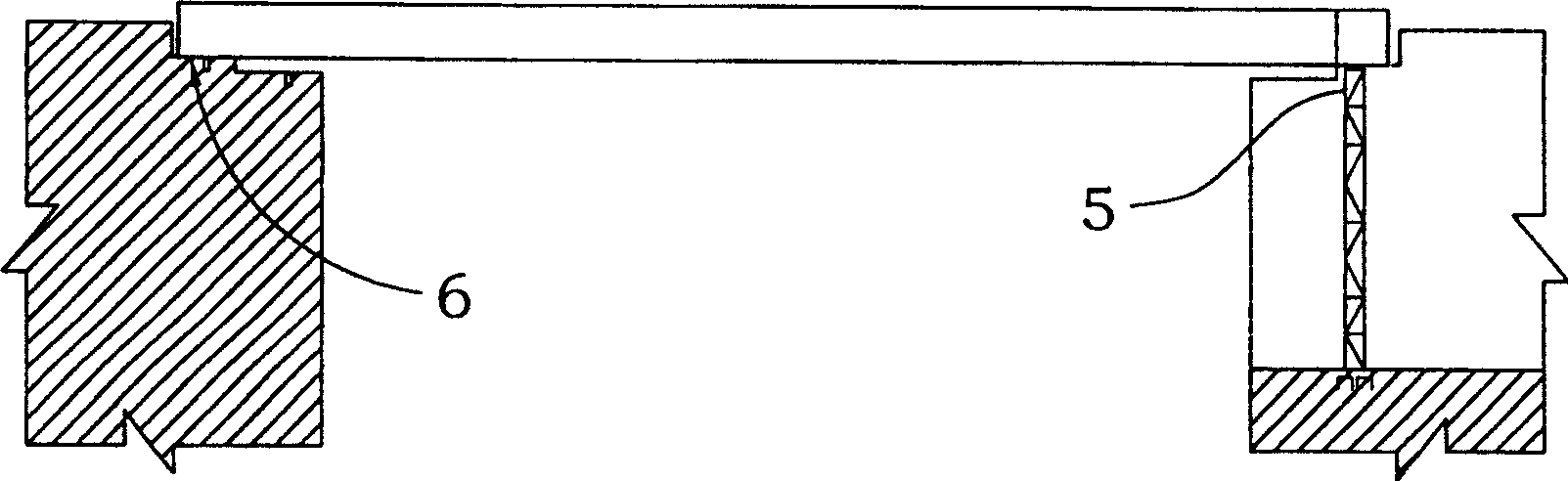 Suspension holder construction method