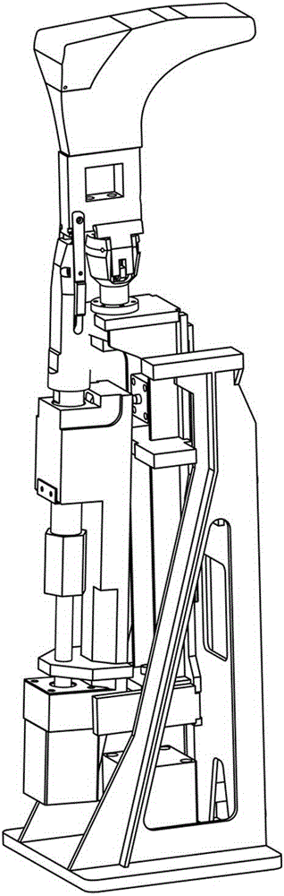 Shoe last clamping and releasing device