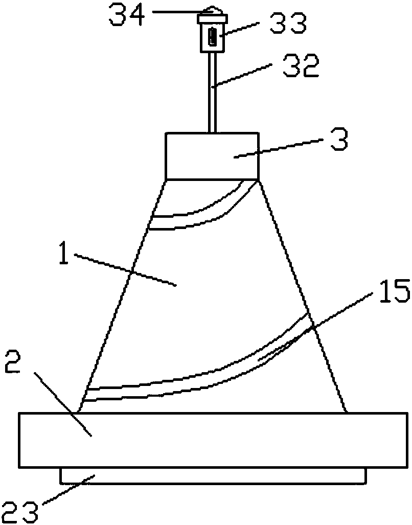 Anti-collision barrel used for greening