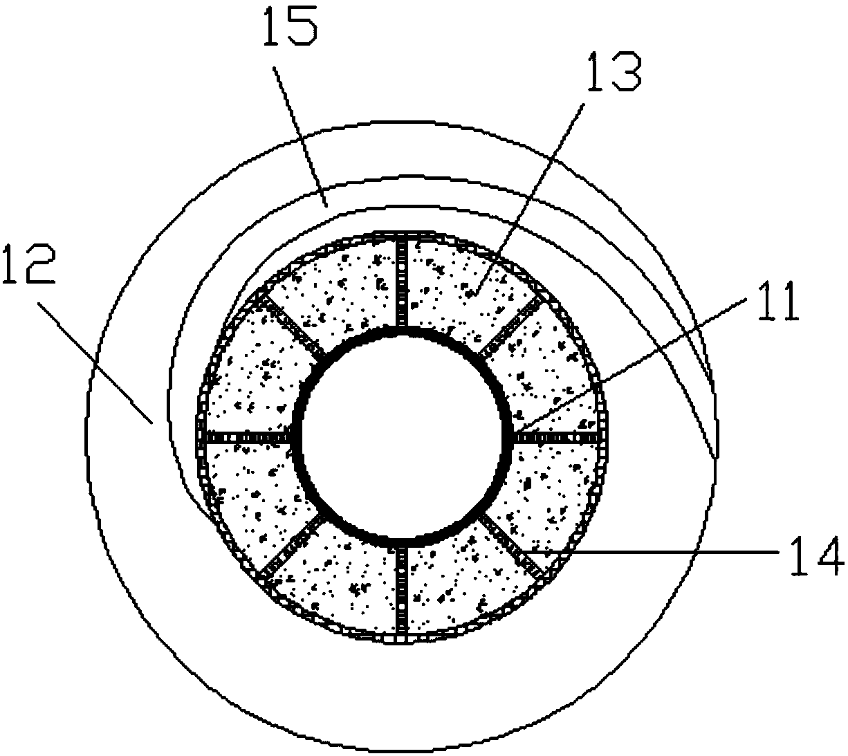 Anti-collision barrel used for greening