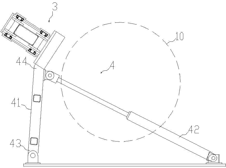 Side shifting type spraying mechanism and method for internal coating of anticorrosion steel pipe