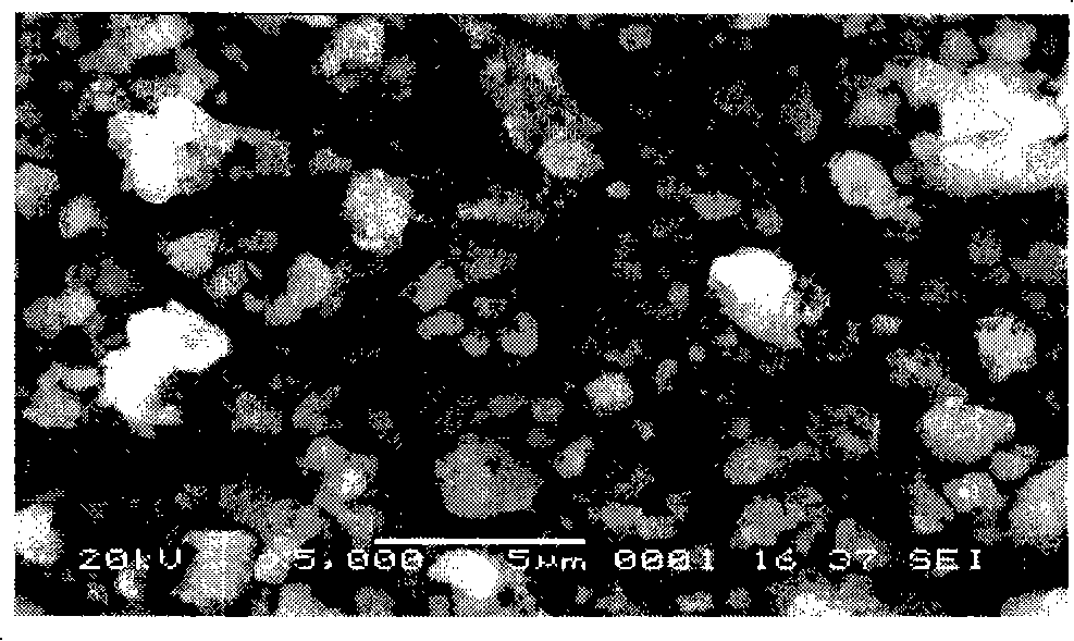 Method for low temperature preparing lithium ion battery positive pole material fluorophosphoric acid vanadium lithium