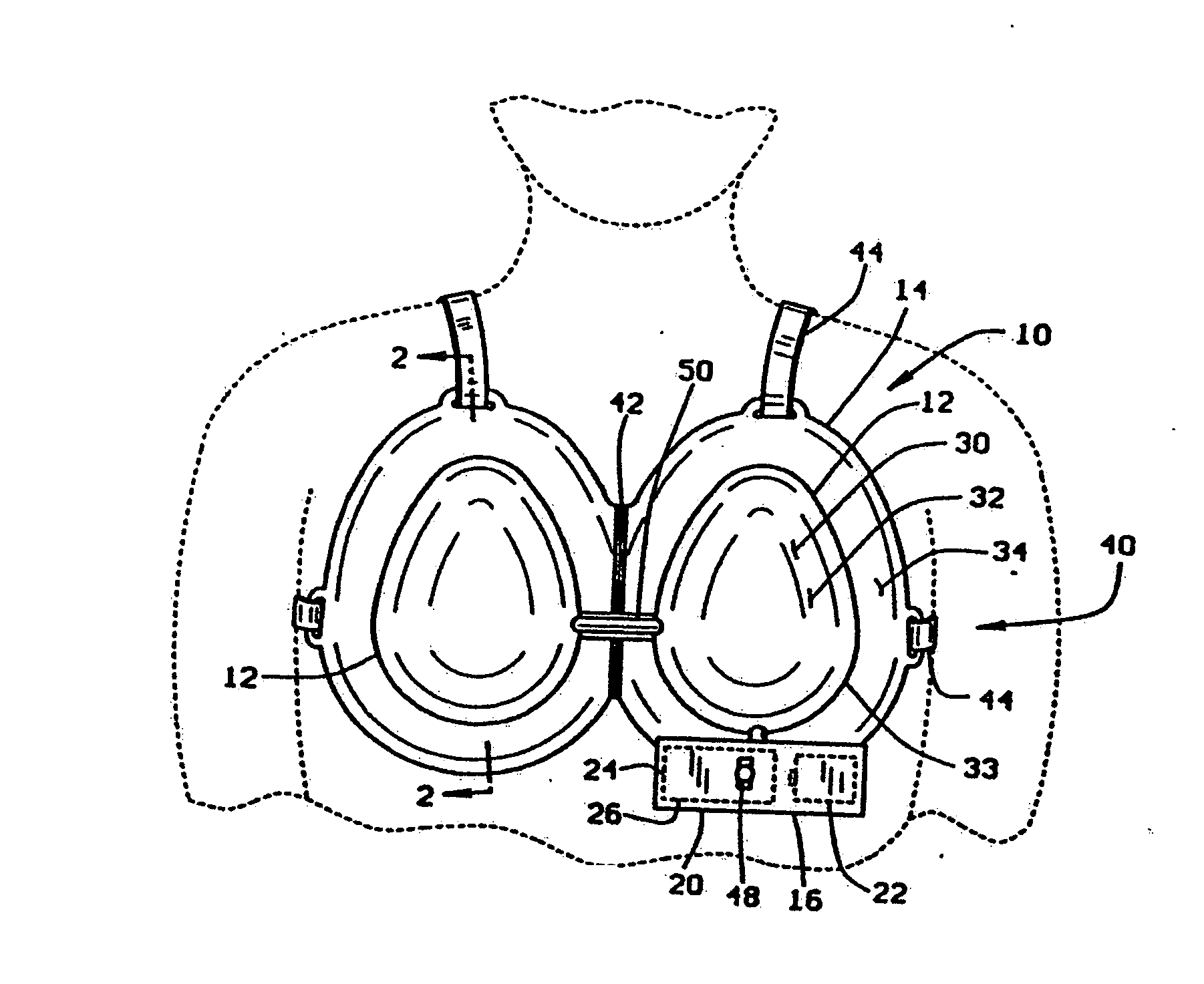 Method and apparatus for inhibiting the growth of and shrinking cancerous tumors