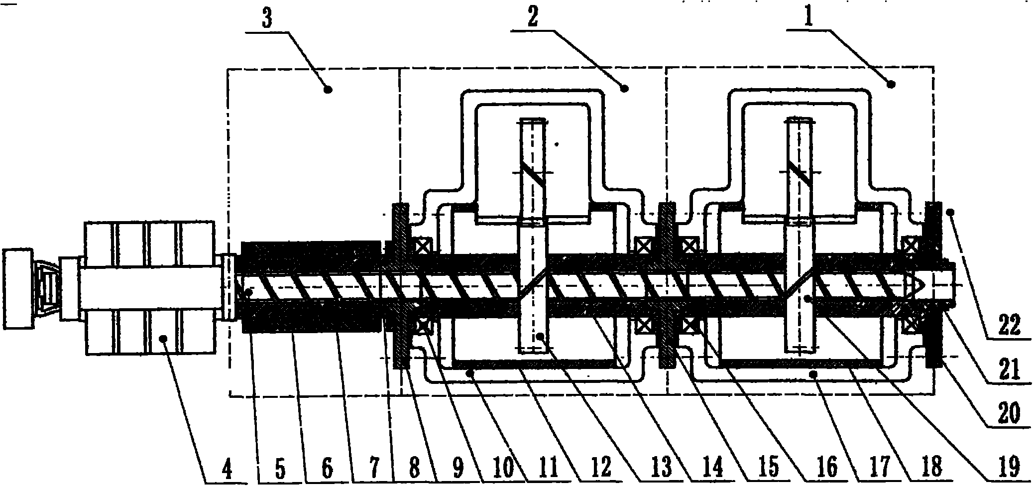 Efficient plasticizing single-screw extruder