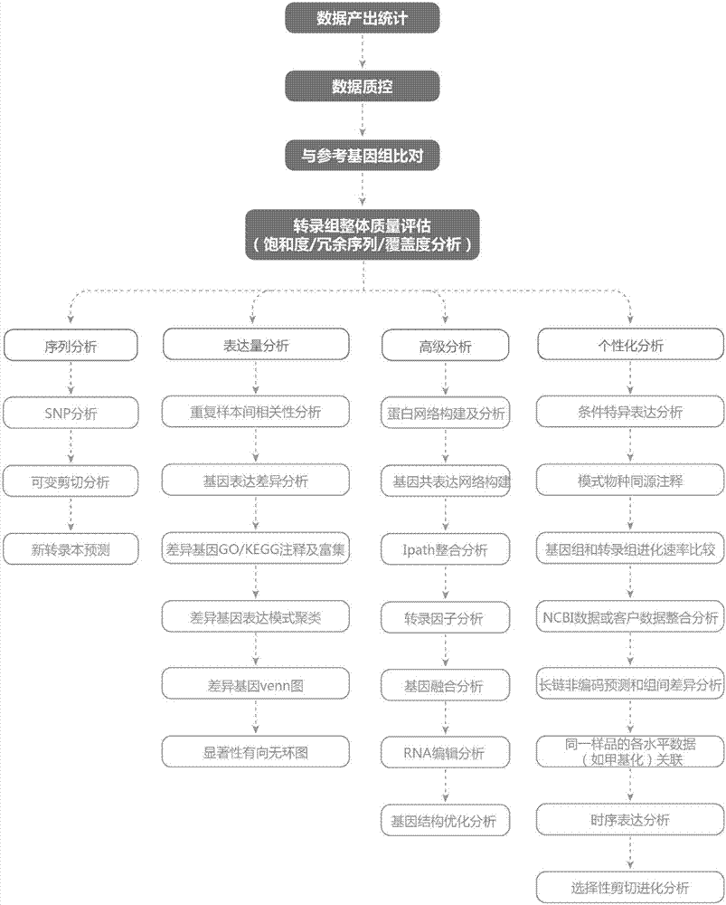 Eukaryotic parameter-free transcriptome interactive analysis system and method based on cloud computing platform