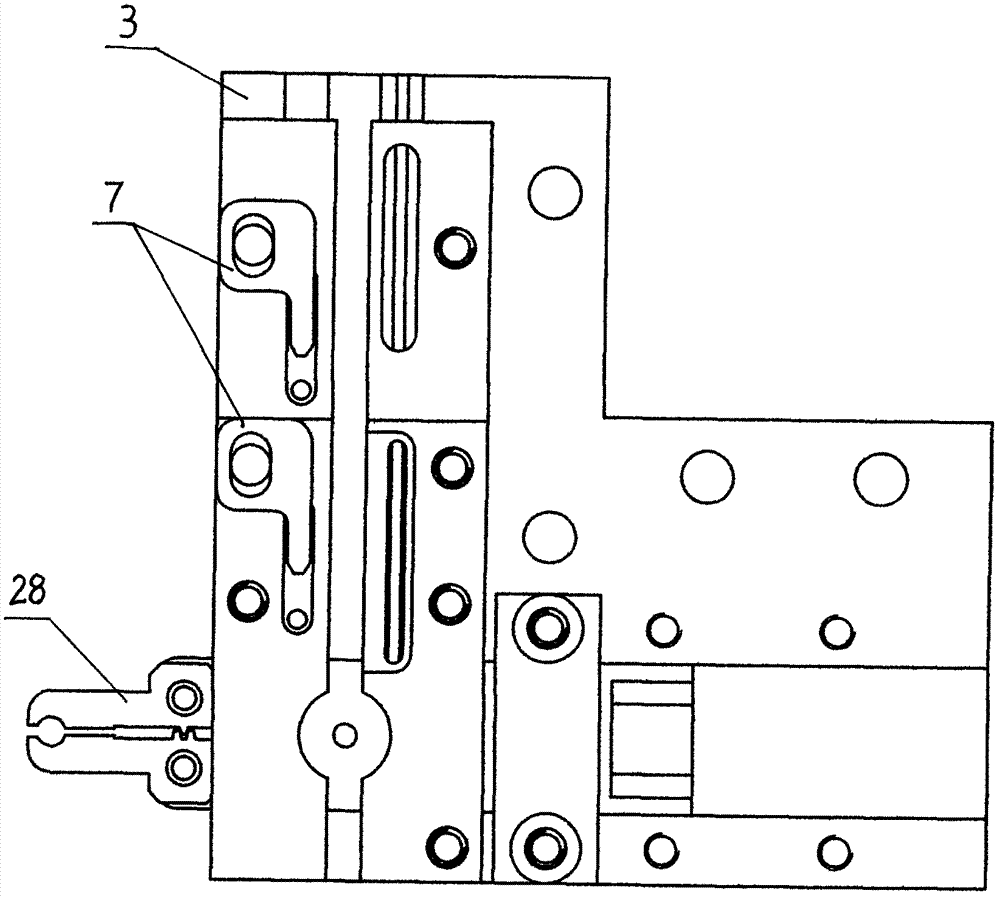 Embroidery machine glass bead feeding device