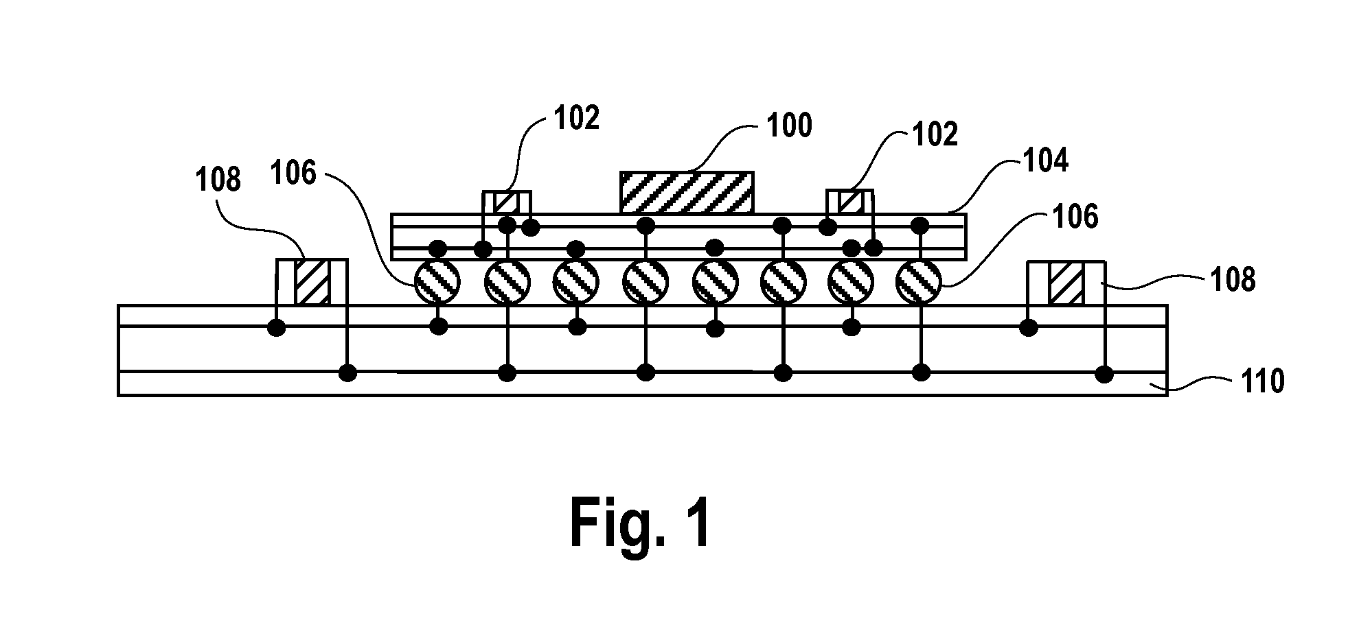 Method and apparatus for low inductive design pattern