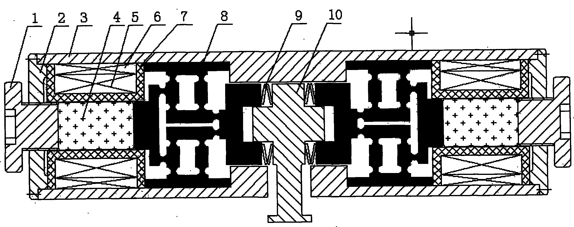 A dual-phase set ultra-magnetism flexible driver and its implementation method