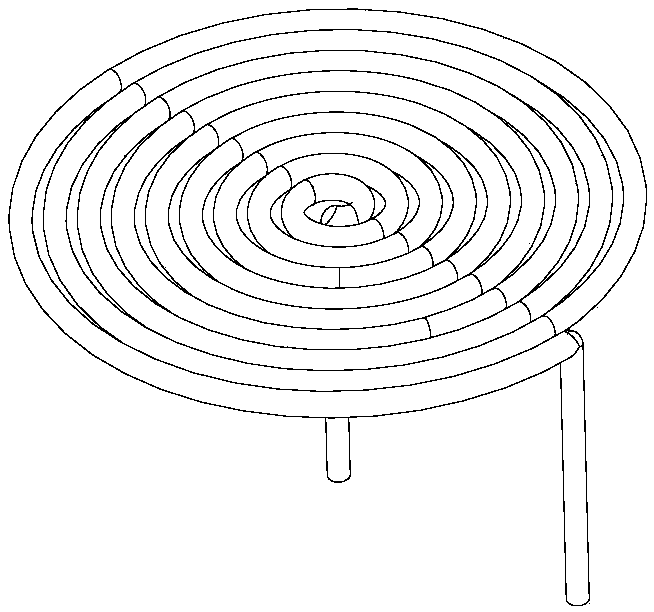 Electromagnetic heating assembly and smoking set using the same