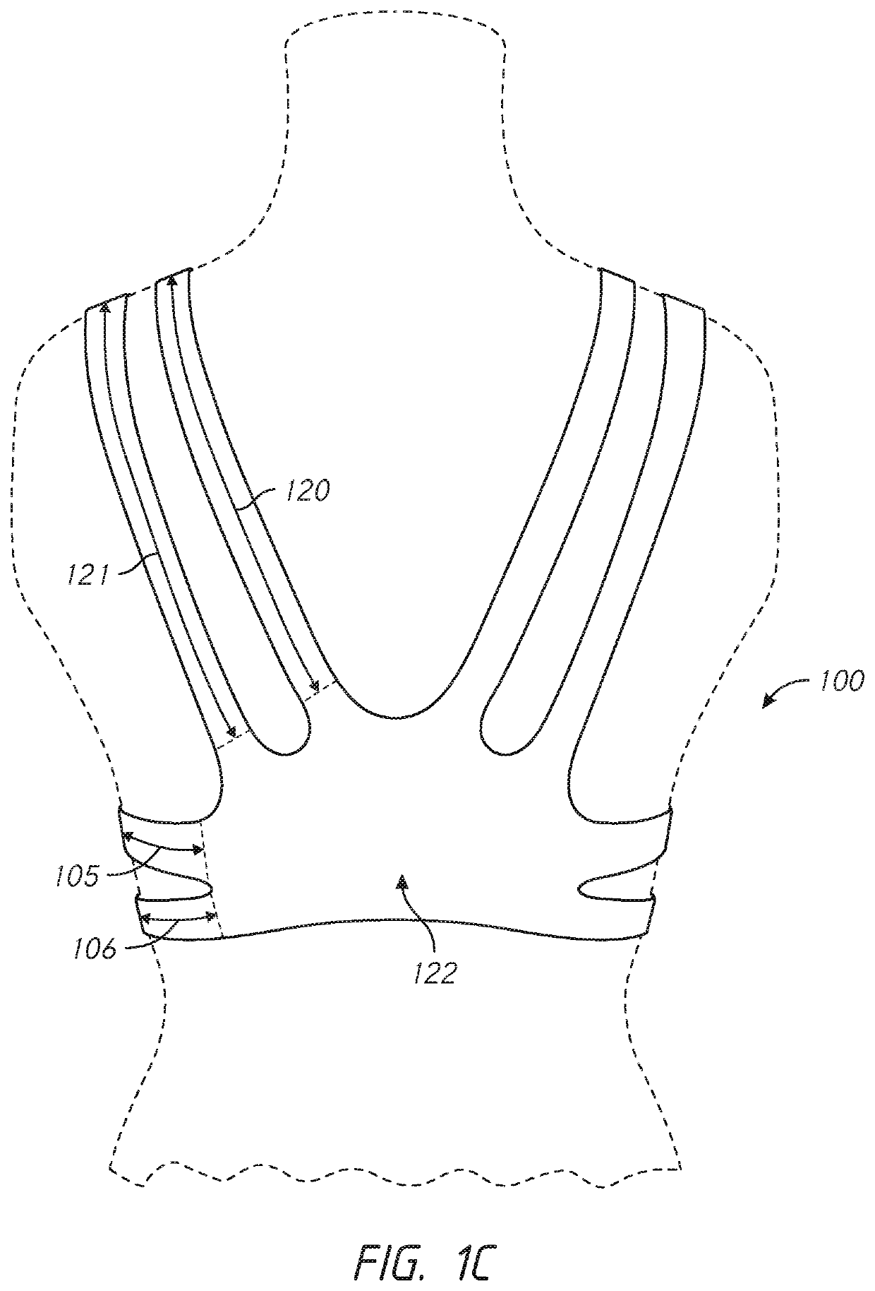 Pressure-distributing undergarment